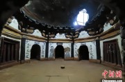 六爻自学山西公布元代纪年壁画墓发掘资料 墓主为当地贾氏族人